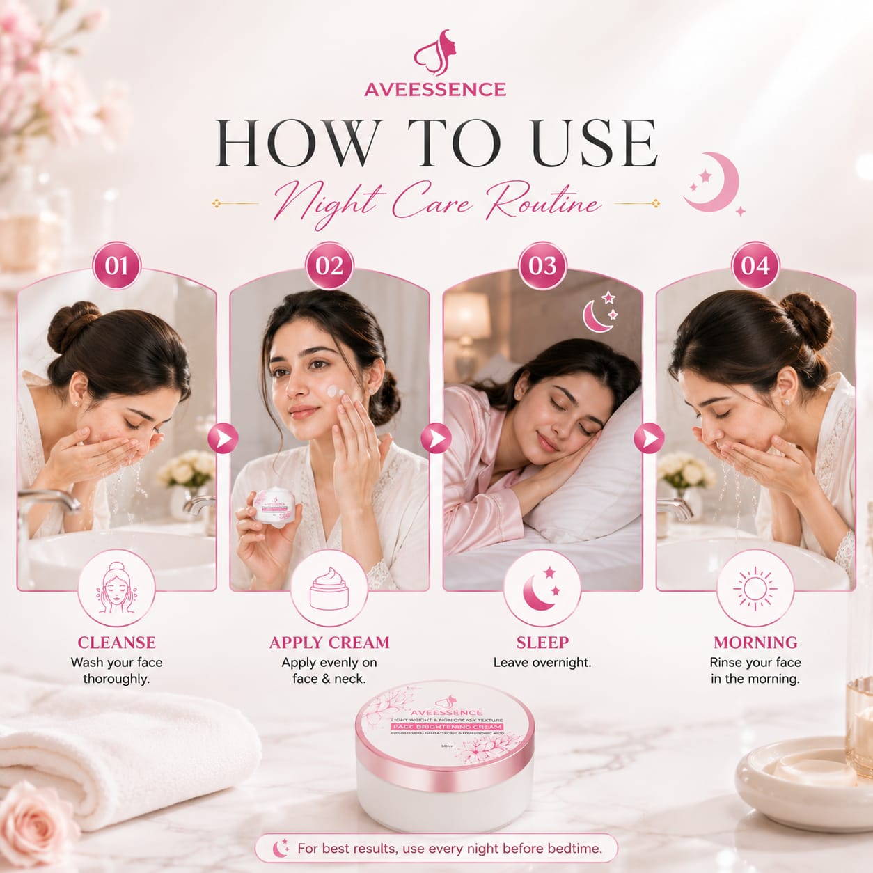 Face Brightening Cream | Evens Skin Tone & Radiant Glow