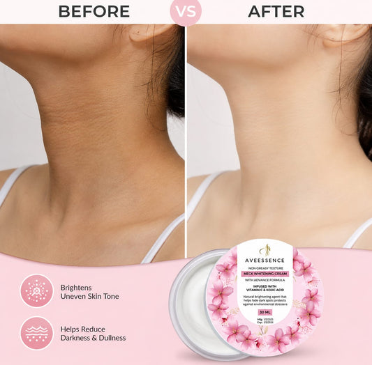 Neck Whitening Cream Remove Darkness and Brightens Skin in 7 Days