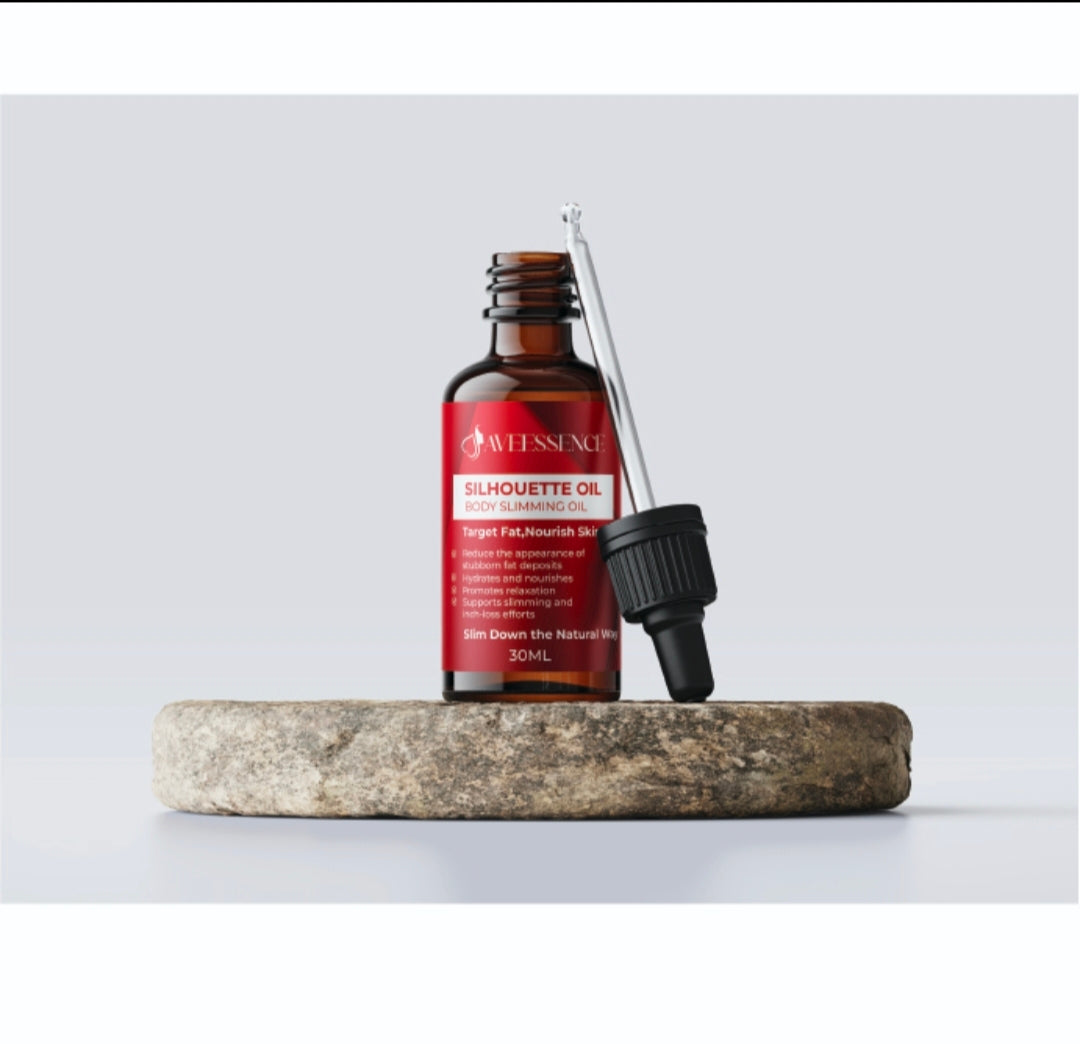 AVEESSENCE Slimming Body Oil | Targets Stubborn Fat, Tones & Nourishes Skin