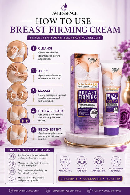 Breast Lift Cream | Firming & Skin Tightening Formula