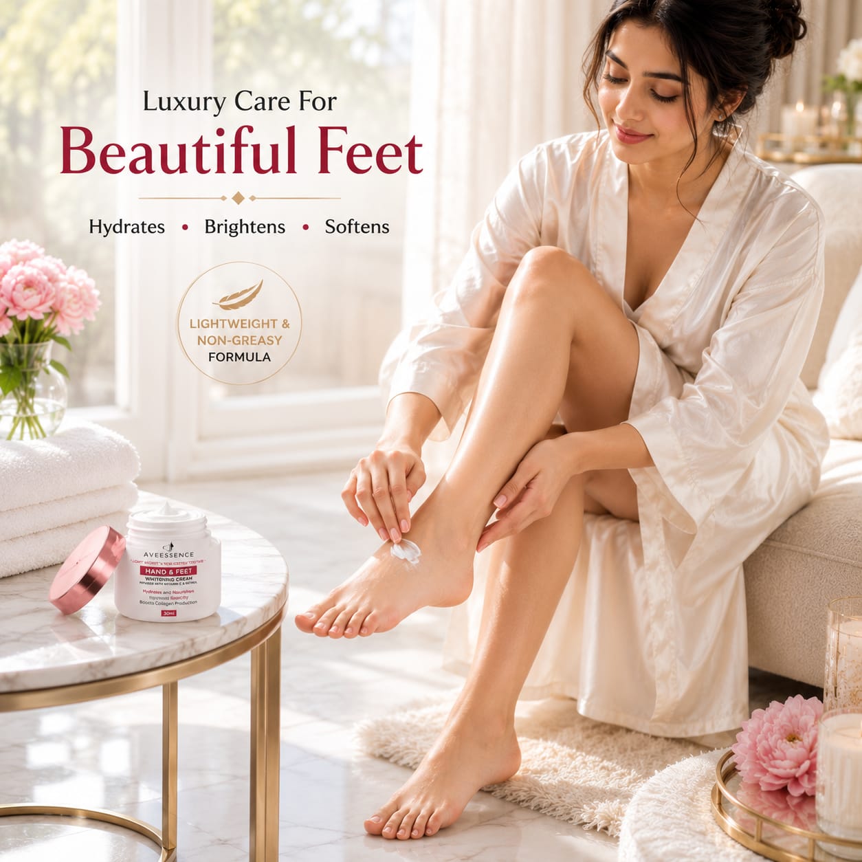 Hand & Foot Brightening Cream | Removes Dark Spots & Smooths Rough Skin