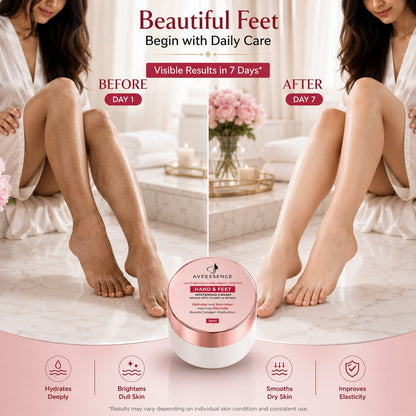 Hand & Foot Brightening Cream | Removes Dark Spots & Smooths Rough Skin