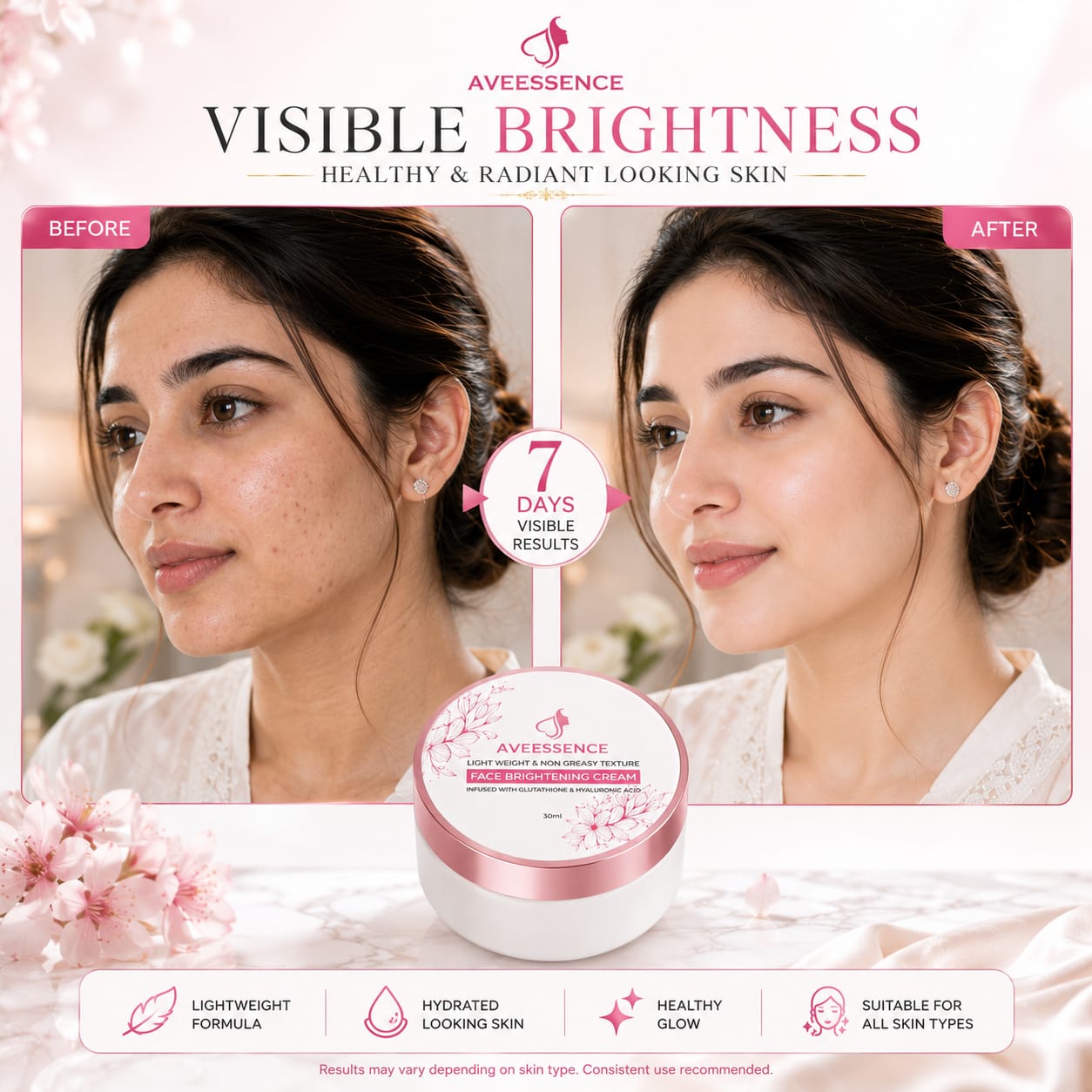 Face Brightening Cream | Evens Skin Tone & Radiant Glow