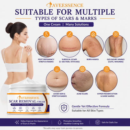 Scars Removal Cream  Helps Reduce Stretch Marks & Scars in 7 Days